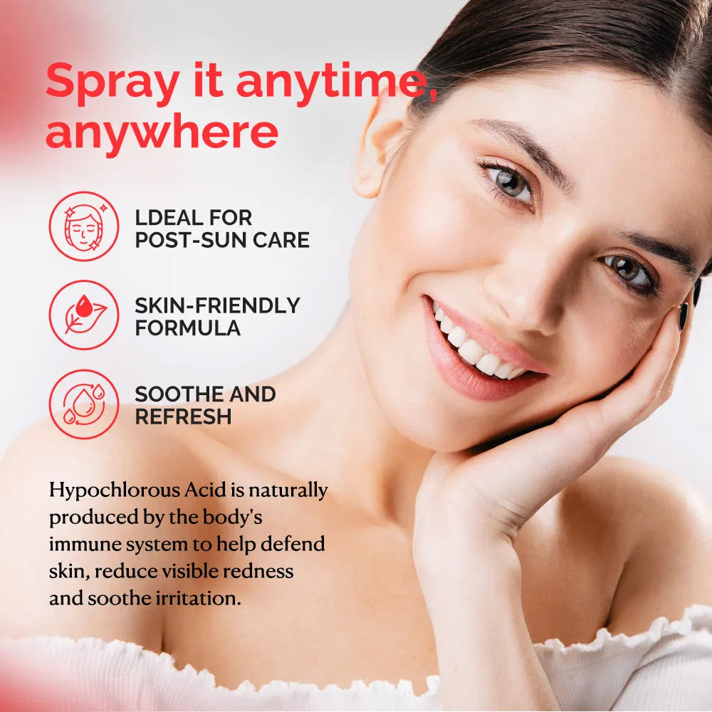 Hypochlorous acid facial spray 100g soothing and moisturizing mist bottle