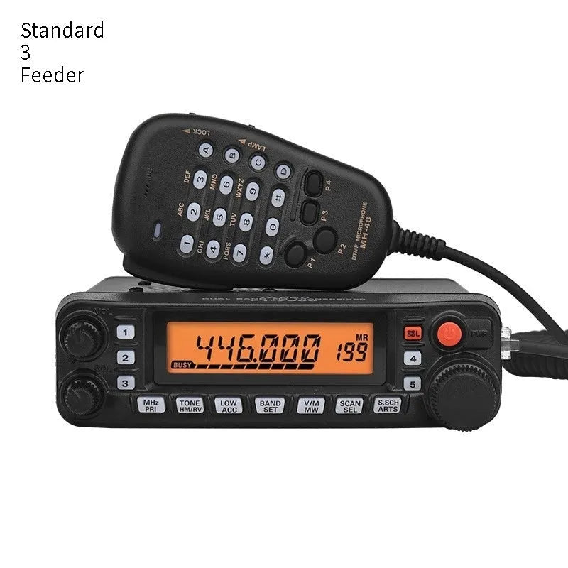 High-power radio car interphone with anti-interference function and Teflon clamps for vehicle mounting