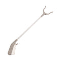 40 cm stainless steel bending-free pliers with push-type handle for one-handed garbage collection