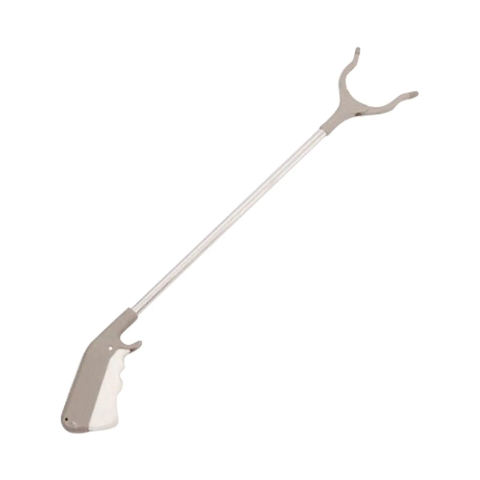 40 cm stainless steel bending-free pliers with push-type handle for one-handed garbage collection