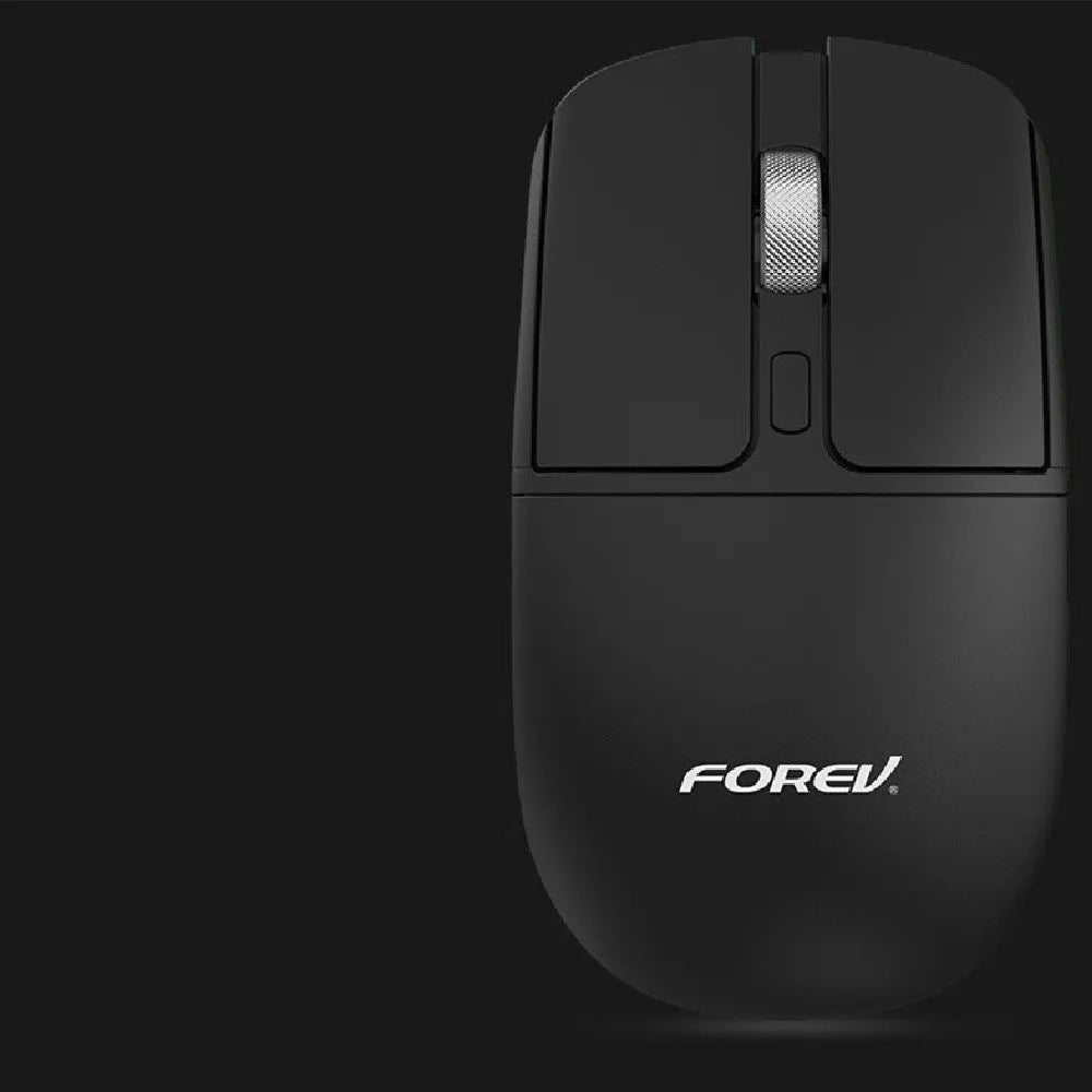 Wireless Bluetooth mouse with wireless charging in black, blue, green, grey, or red colours