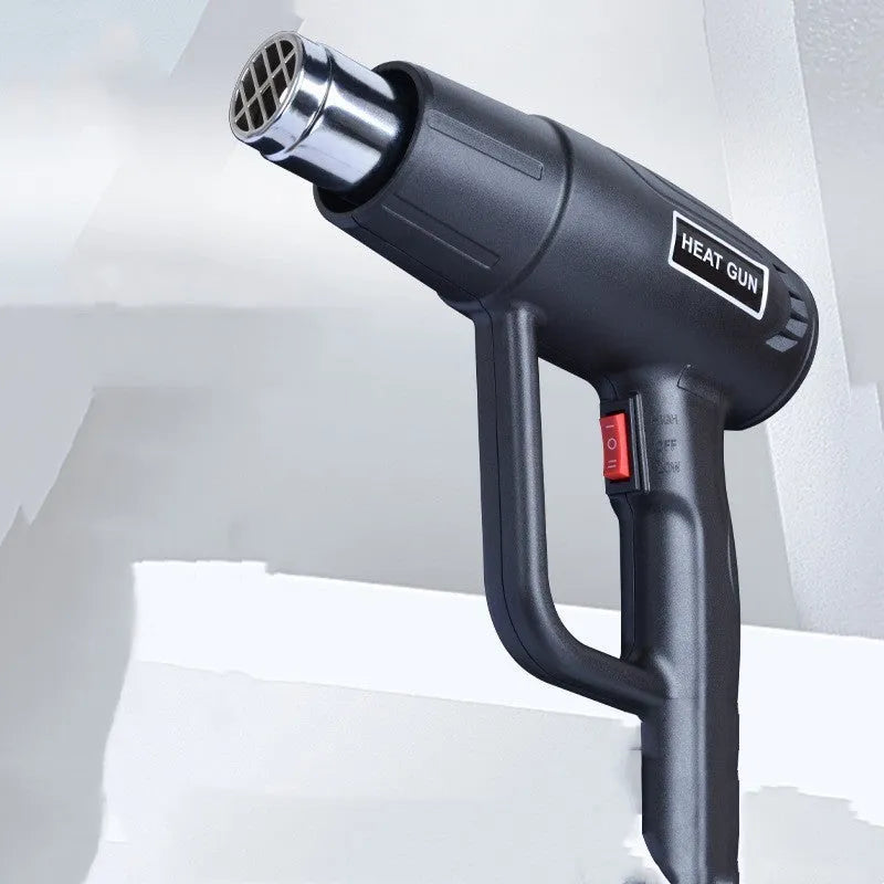 2000W industrial hot air tool with anti-slip insulation shell and grid-type air outlet design for uniform heat distribution