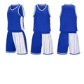 Men's basketball training suit with quick-drying polyester fabric in grass green colour, showing top and shorts