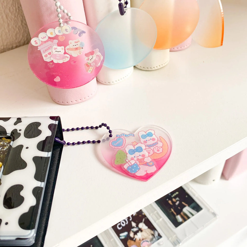PVC waterproof cute cartoon stickers for agenda notebook decoration in four style options