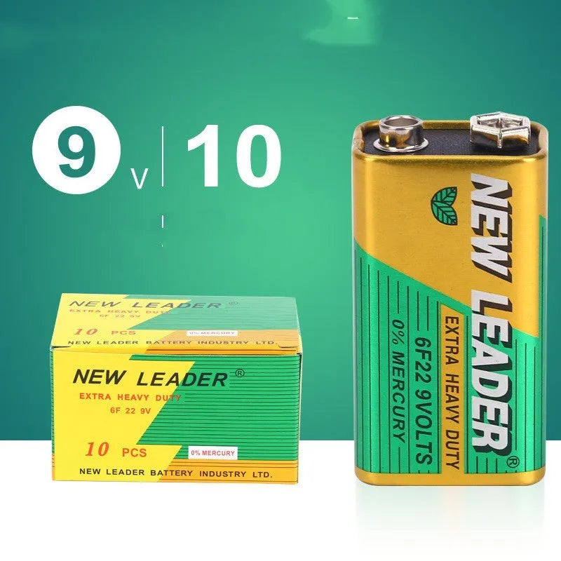 Xinlida 9V alkaline battery with 6F22 terminals for wireless devices