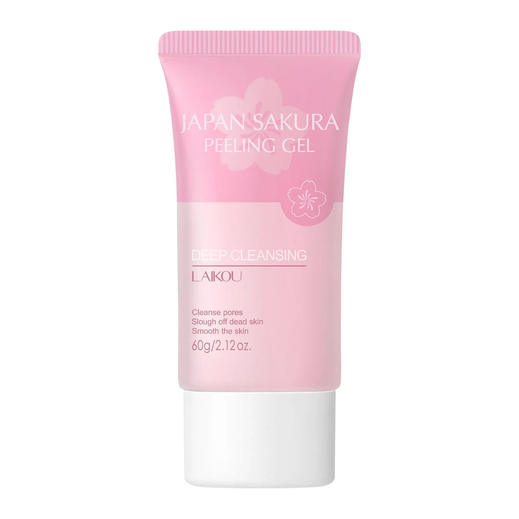 60g facial scrub exfoliating cleanser for women's pore cleansing, universal skin type skincare product
