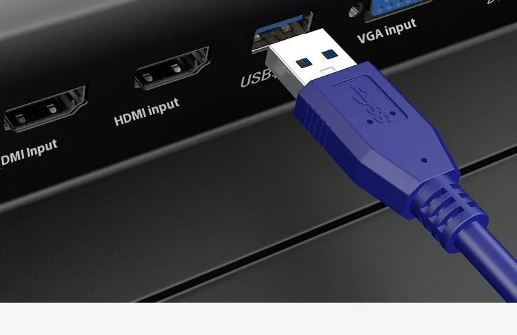 USB 3.0 data cable with nickel-plated connectors for mobile hard disk boxes, available in multiple lengths