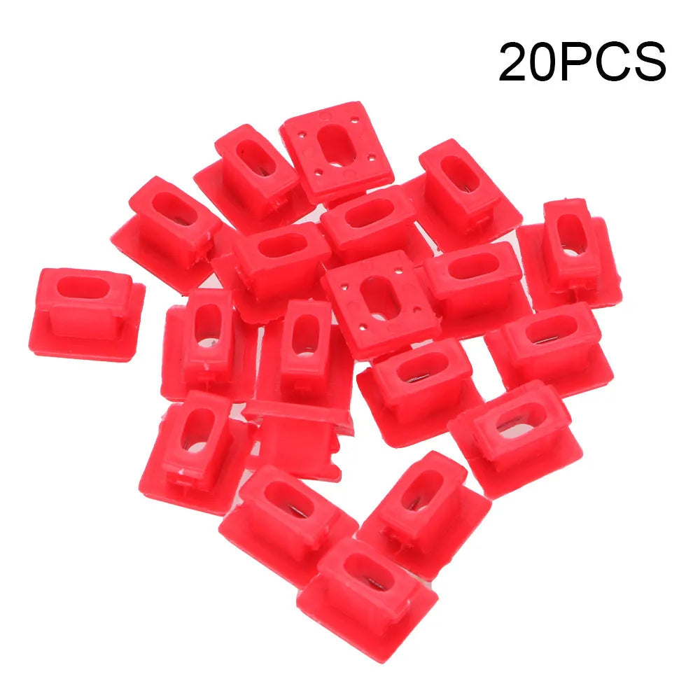 Pack of 10 plastic BMW interior trim panel clips for door walnut trim on 3, 7, X3 Series
