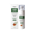 Rosemary Hair Care Spray bottle with 60ml capacity, showing natural ingredients for frizz control and shine