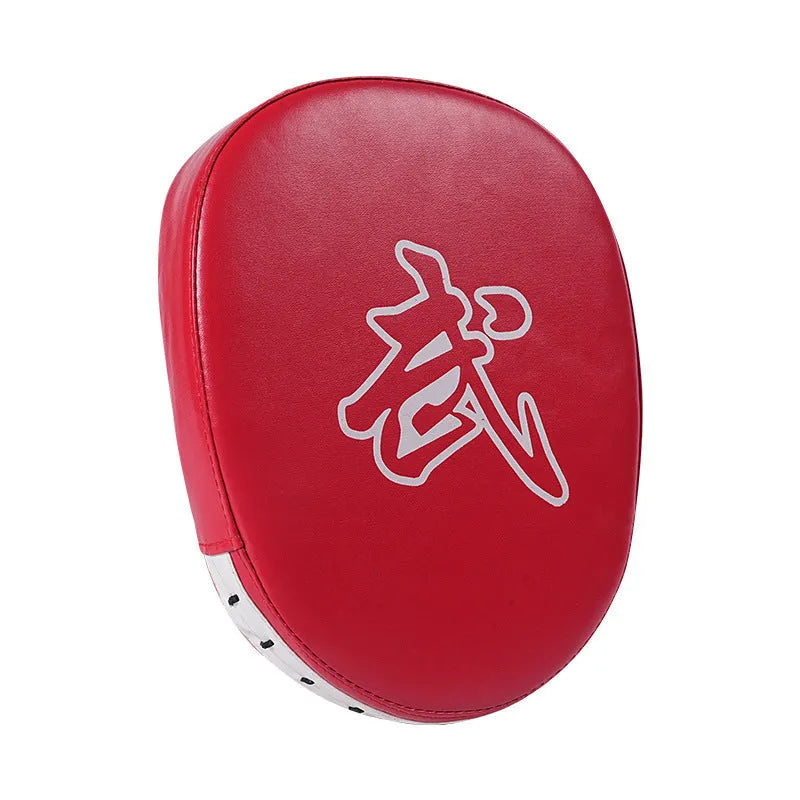Boxing hand targets for Sanda Muay Thai training with curved and flat designs in multiple colour options