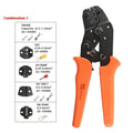SN-48B portable terminal crimping pliers combination set with multiple jaw tools on a work surface.
