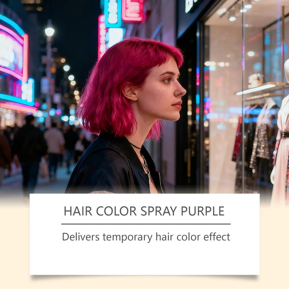 Red temporary hair spray 30ml bottle for party, cosplay and festival hair colour