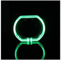 Black and silver polymer angel eye car headlight cover with multi-colour LED options