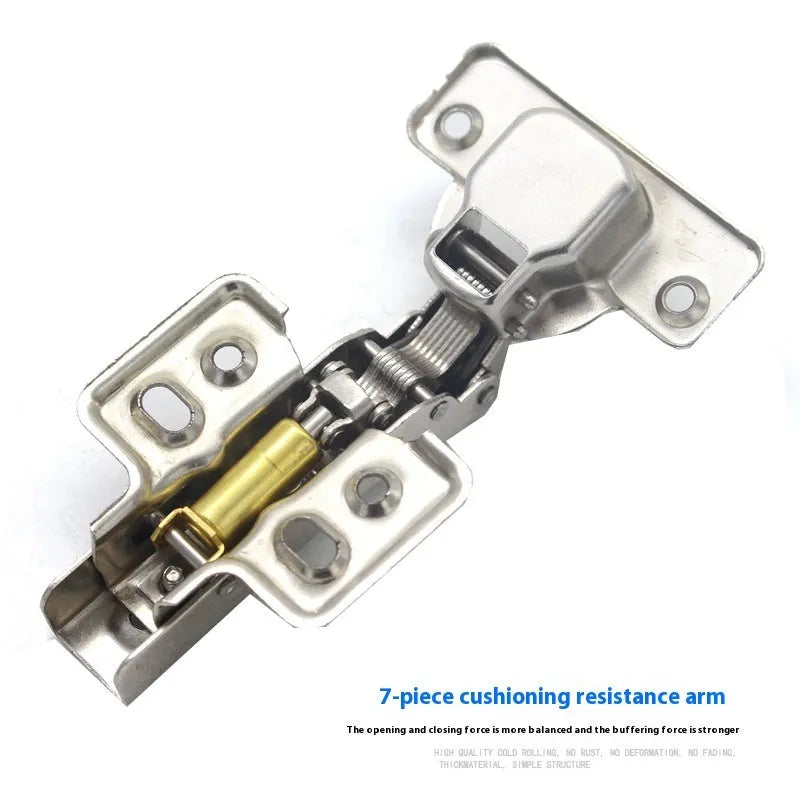 761 cold rolled steel hydraulic hinge with nickel plating for furniture, showing bend options