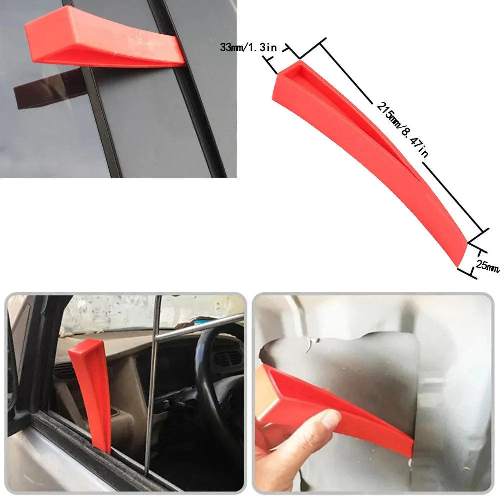 Car door concave repair tool set with stainless steel and plastic parts, multiple model options available