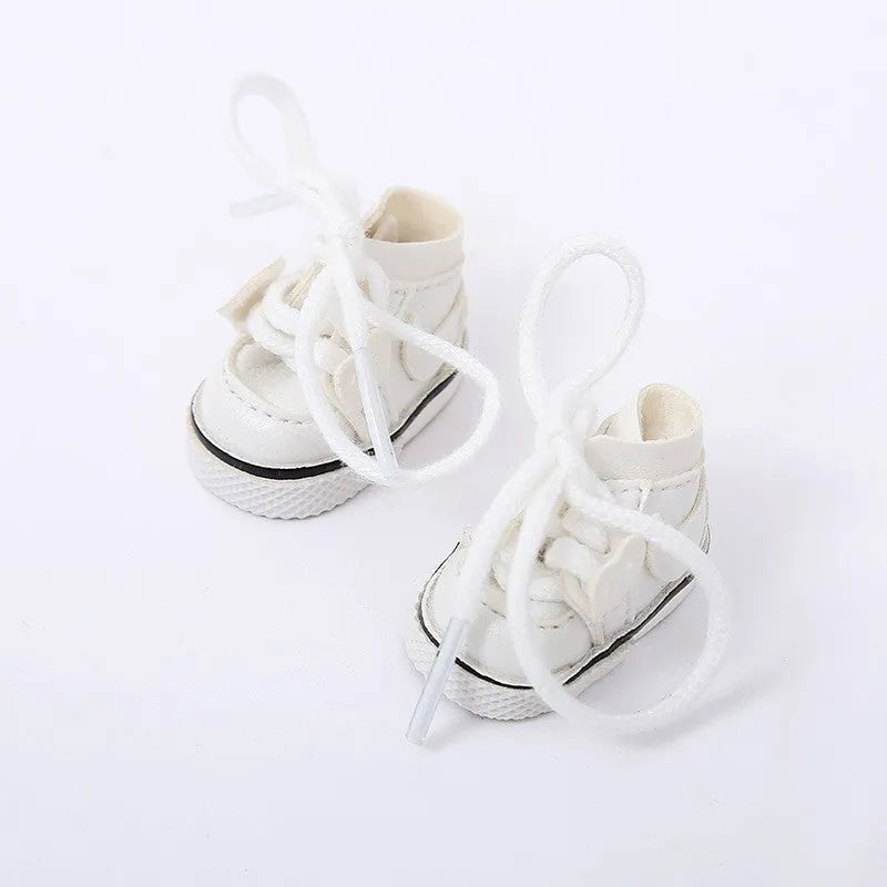 17cm doll replacement shoes in PU leather with 3.5-3.8cm heel options for 15-35cm dolls
