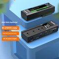 External mobile hard disk box for SSD measuring 191x111x35mm with ABS construction and multiple power specifications