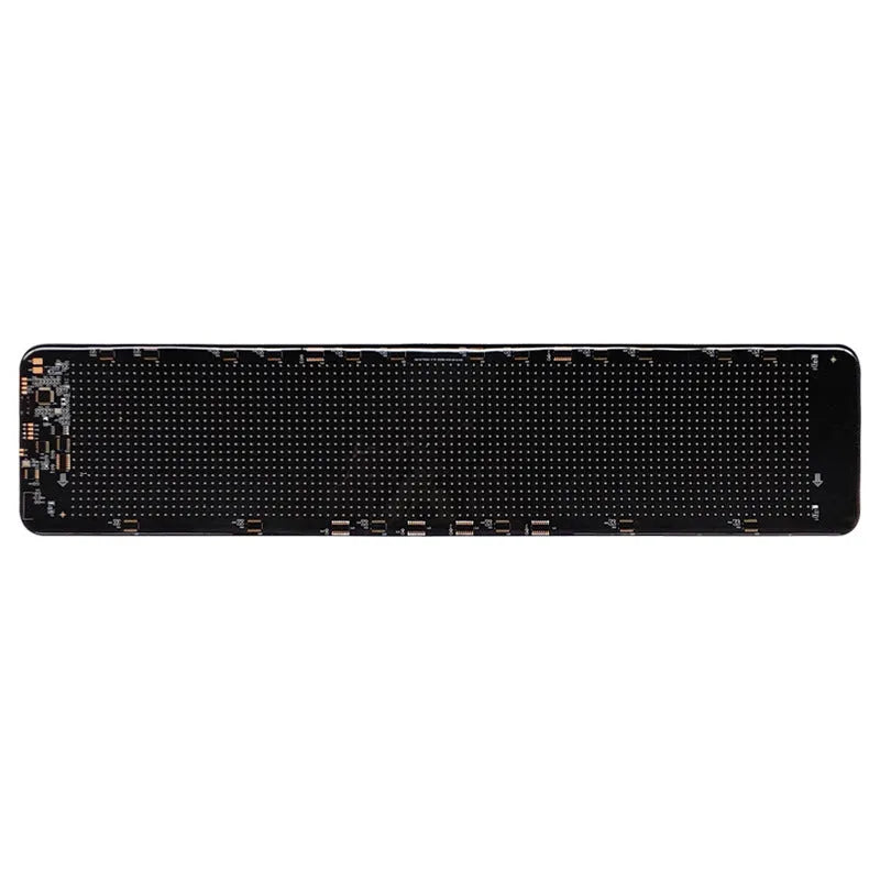 LED smart bumper sticker expression screen measuring 110mm by 492mm with mobile phone control