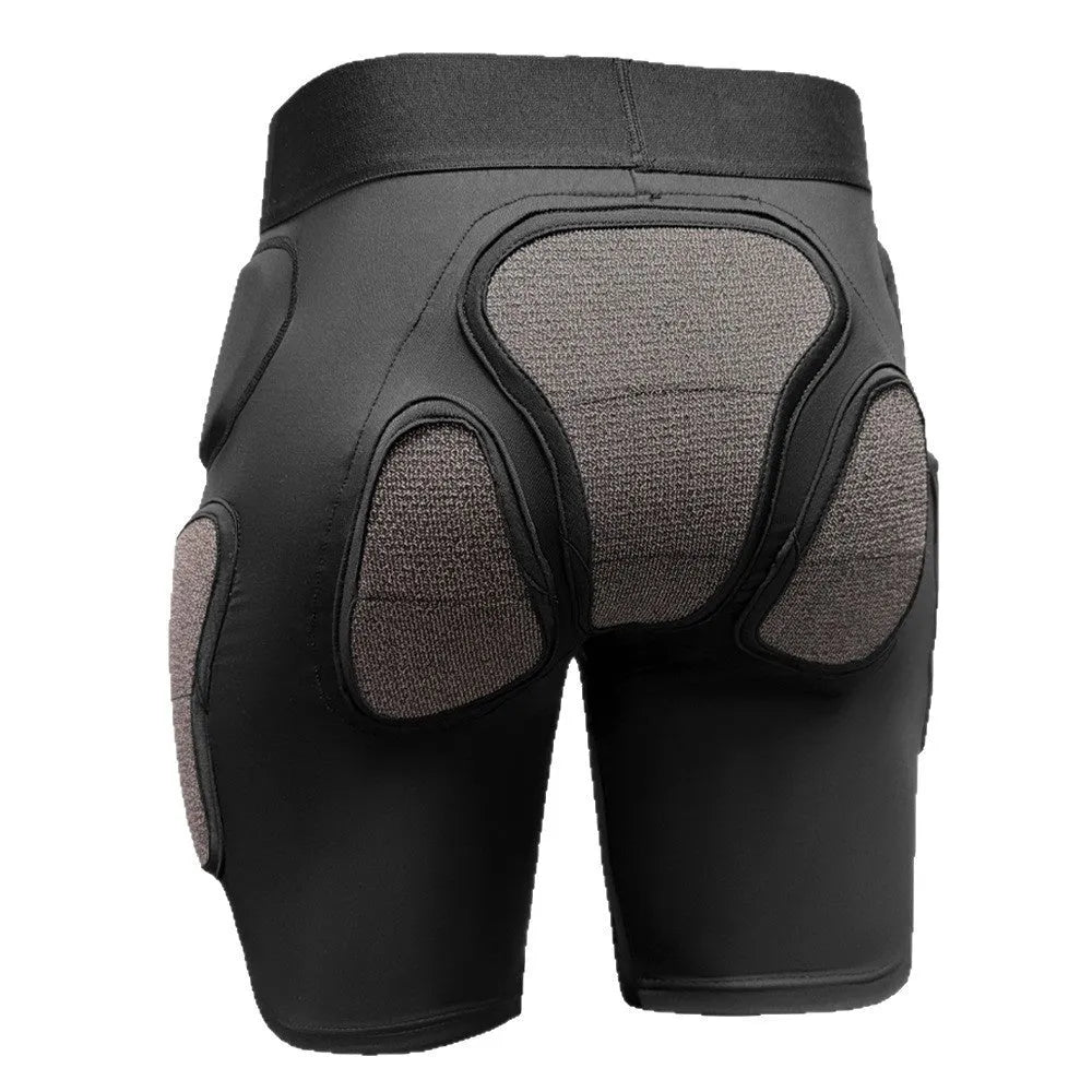 X-ray diffraction ski protective gear anti-fall pants with hip and knee pads, inner wear cushion for impact absorption in sizes S to XL