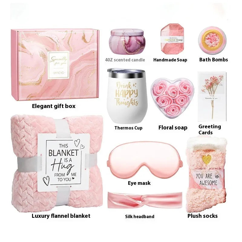 Aromatherapy candle soap bath set in modern style, dimensions 27x23x13cm, plastic construction