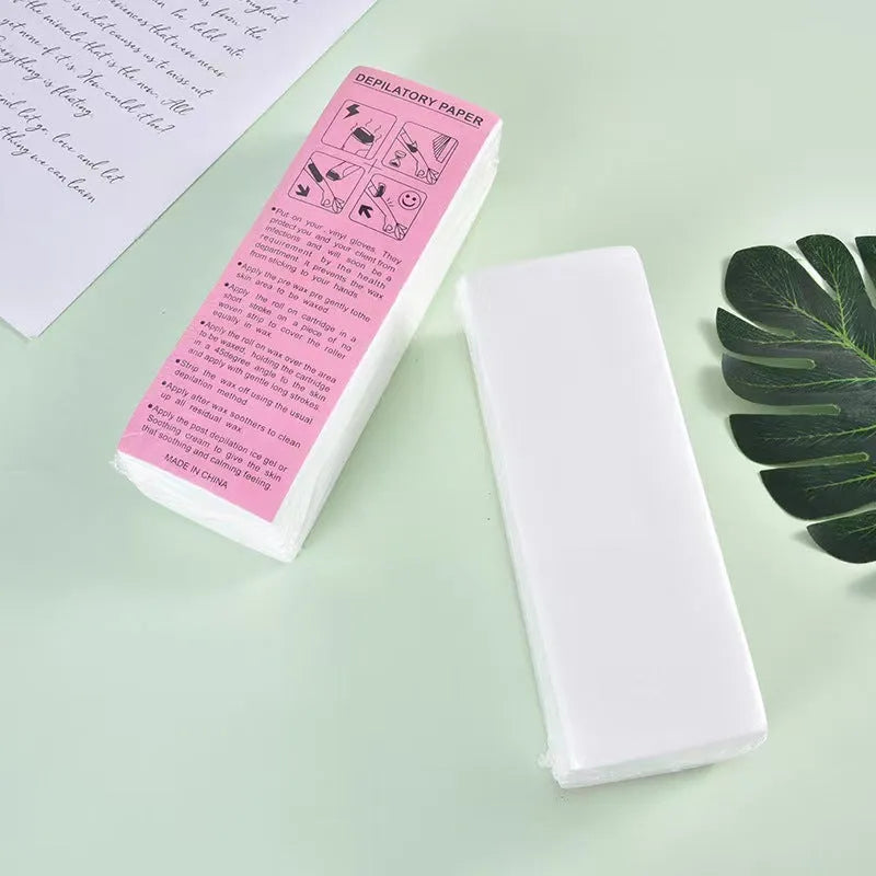 Non-woven fabric hair removal wax paper strips for wax application