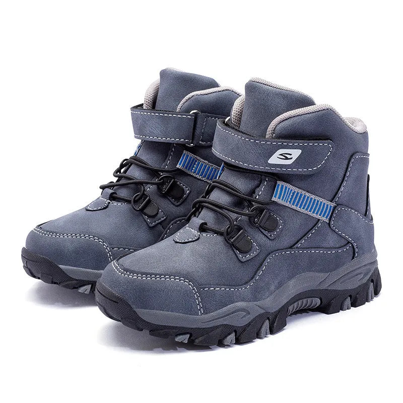 Hobby Bear children's waterproof martin boots with adjustable buckle and non-slip rubber soles