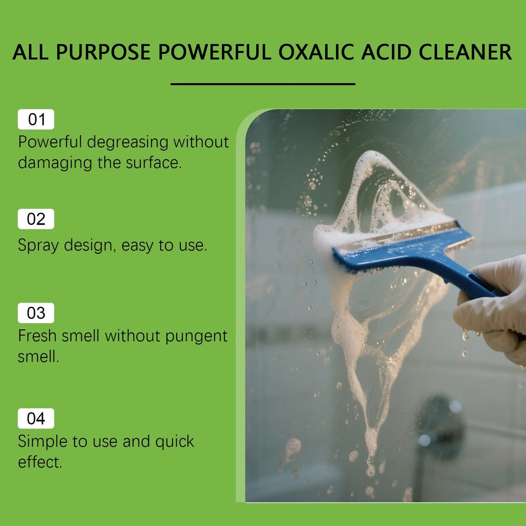 200ml household grease cleaning spray bottle with sodium hydroxide and oxalic acid formula, measuring 5.5cm by 13.6cm