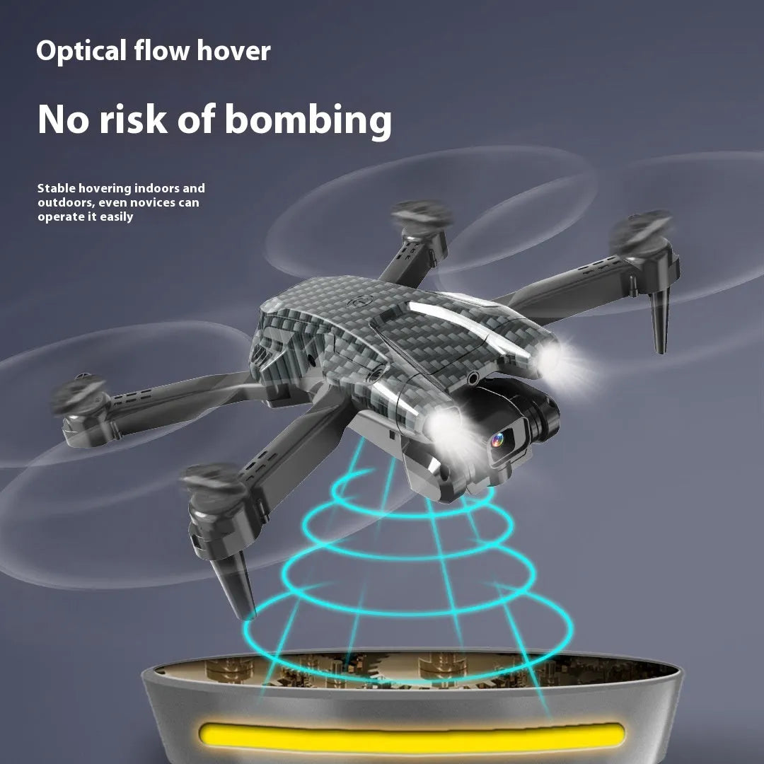 S138 folding UAV with carbon fibre appearance, 360° obstacle avoidance, and storage bag, size under 30cm