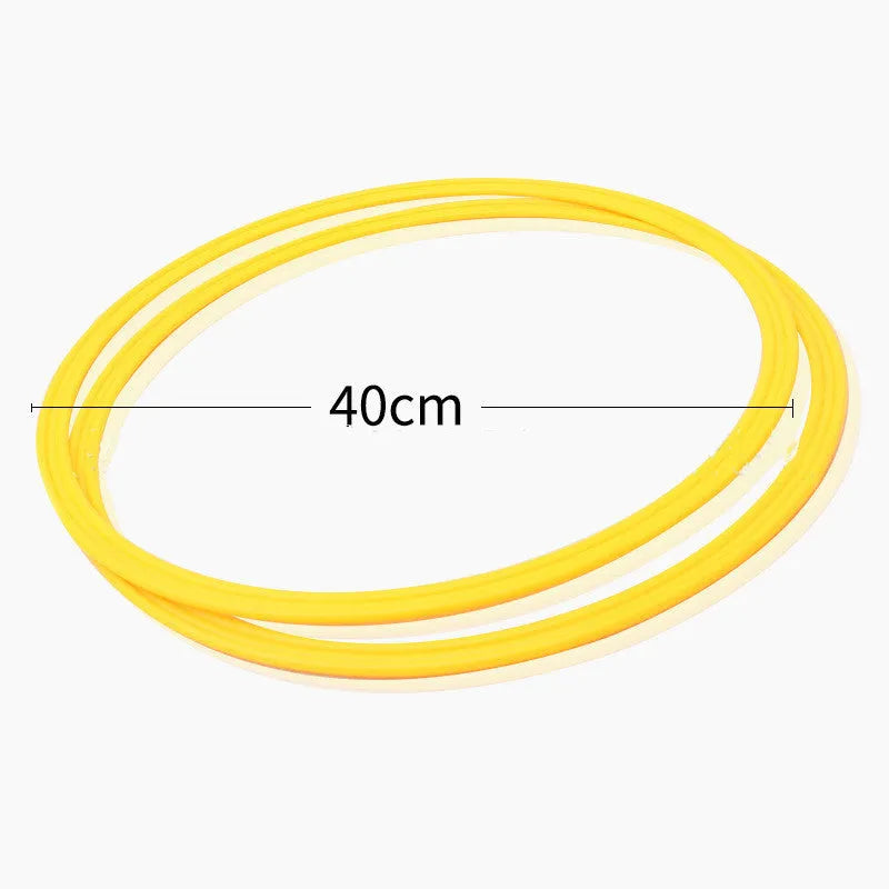 40cm red yellow blue PP agility training ring for football and ball sports