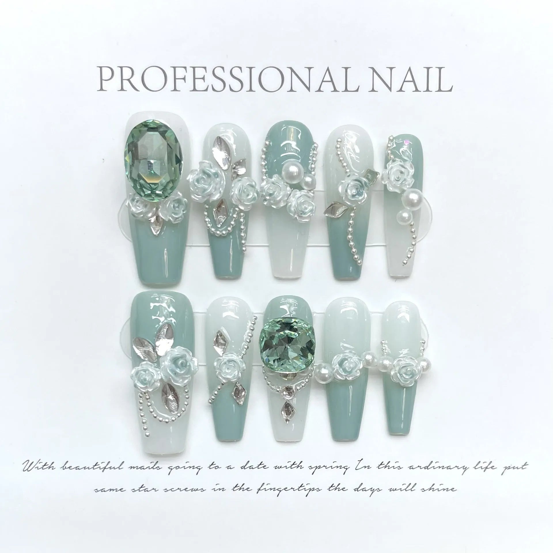 Women's camellia gradient chain nail armour set with bow and butterfly patterns, sizes XS to L, for hot girl or simple style nail art