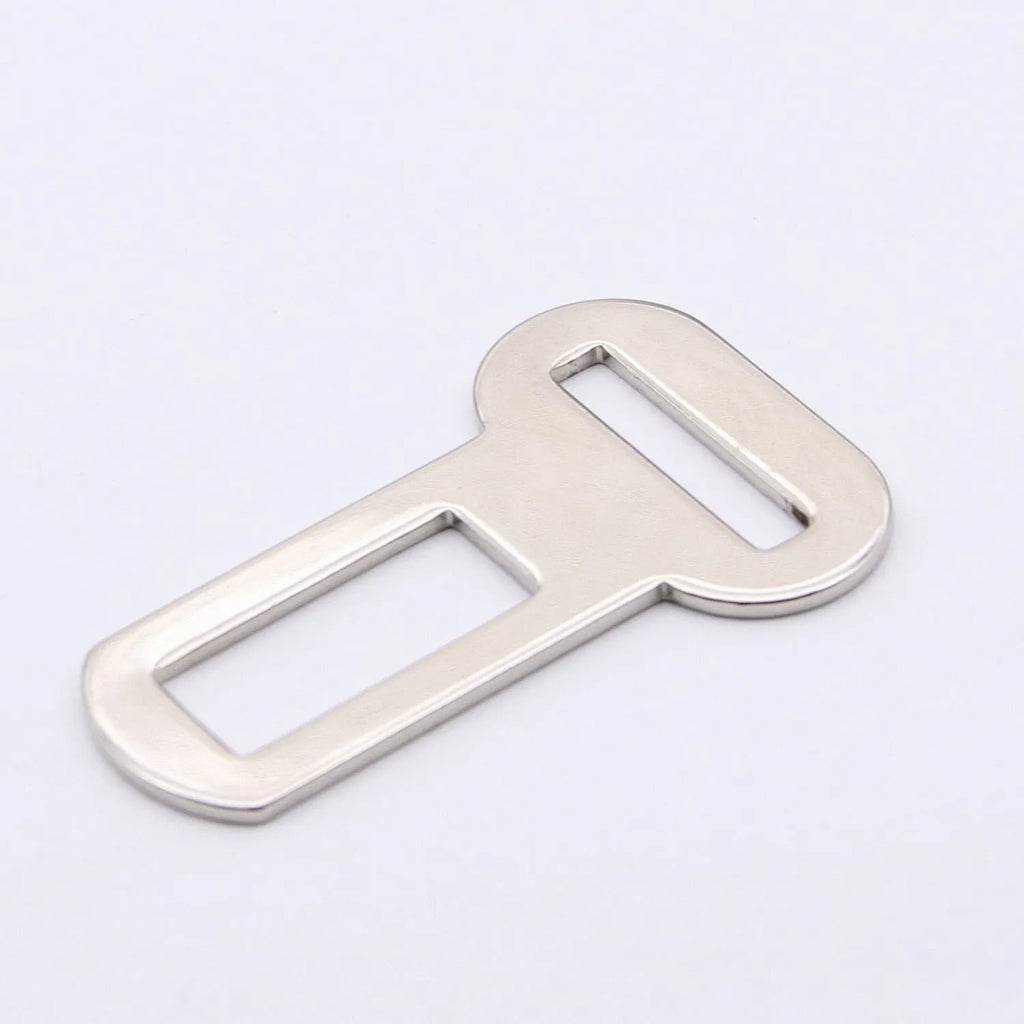 26mm silvery zinc alloy pet leash safety buckle with snap-hook design