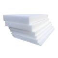 Large white EPE pearl cotton foam board showing its smooth surface and 10mm thickness.