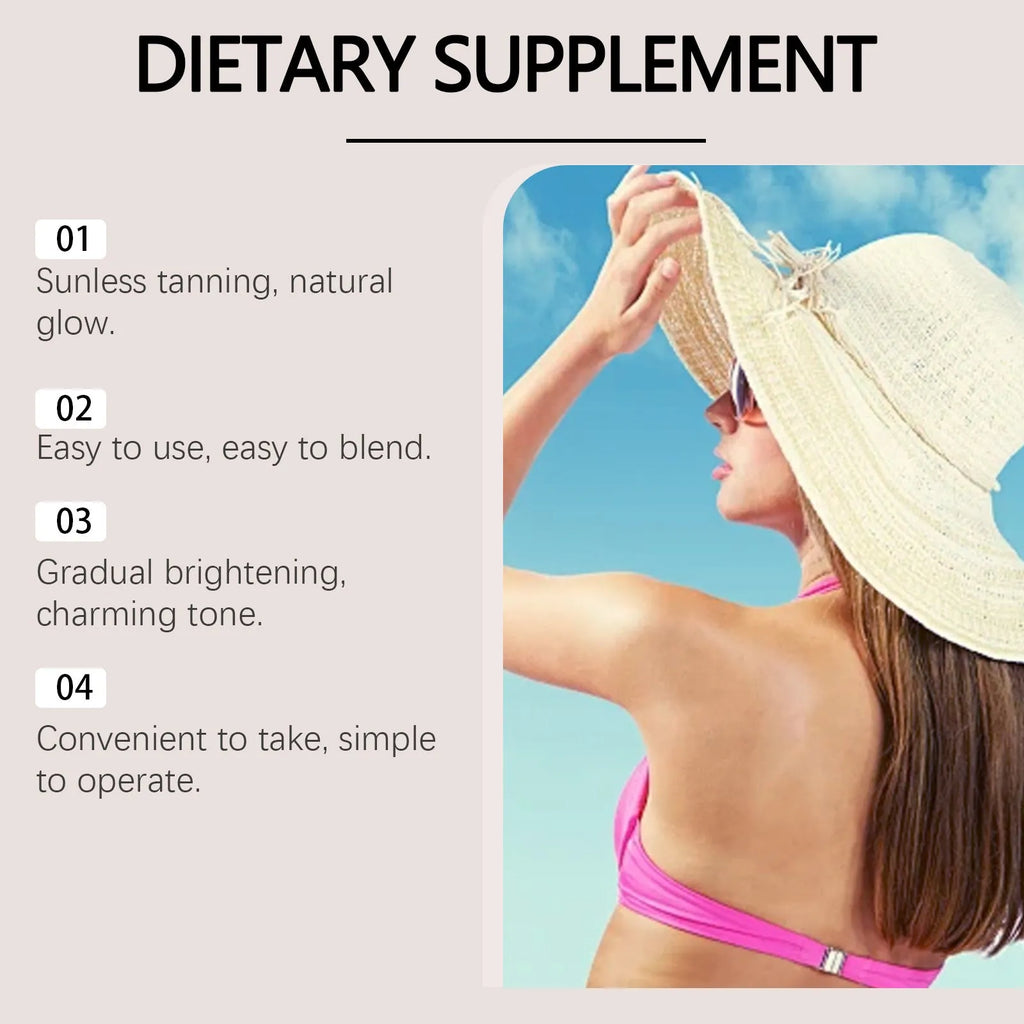 60ml bottle of Sun Tanning Essence for body sun protection and tanning.
