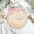 Wooden baby room decoration photo props ornaments with customised name in two sizes for nursery decor