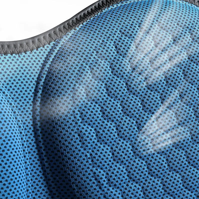 Honeycomb patterned gel car seat cushion in multiple colours, dimensions 40x35x2 cm.