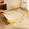 Sisal cat scratch board with 30cm by 45cm natural fibre scratching surface in pastoral style design