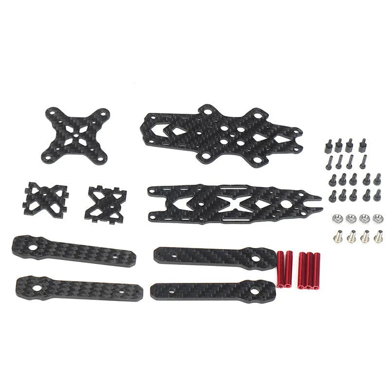 ALFARC-FS135 135mm carbon fibre FPV racing frame with 3mm arms and 20x20mm flight controller mounting