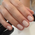 MY119 solid colour plastic nail armour set showing multiple pieces for complete nail art application