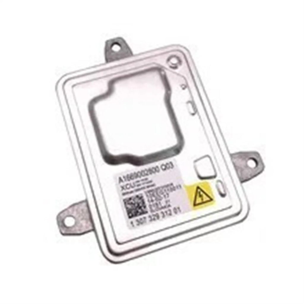 Metal headlight ballast unit measuring 14cm by 11cm by 4.5cm with stabiliser for vehicle headlamps