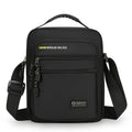Men's waterproof nylon crossbody bag in green colour with urban simplicity style