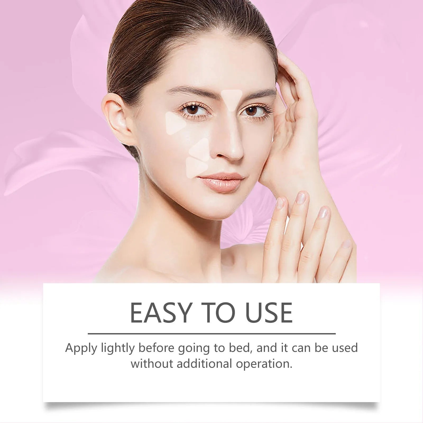 144 facial skin fine lines nursing adhesive bandage patches with hyaluronic acid formulation