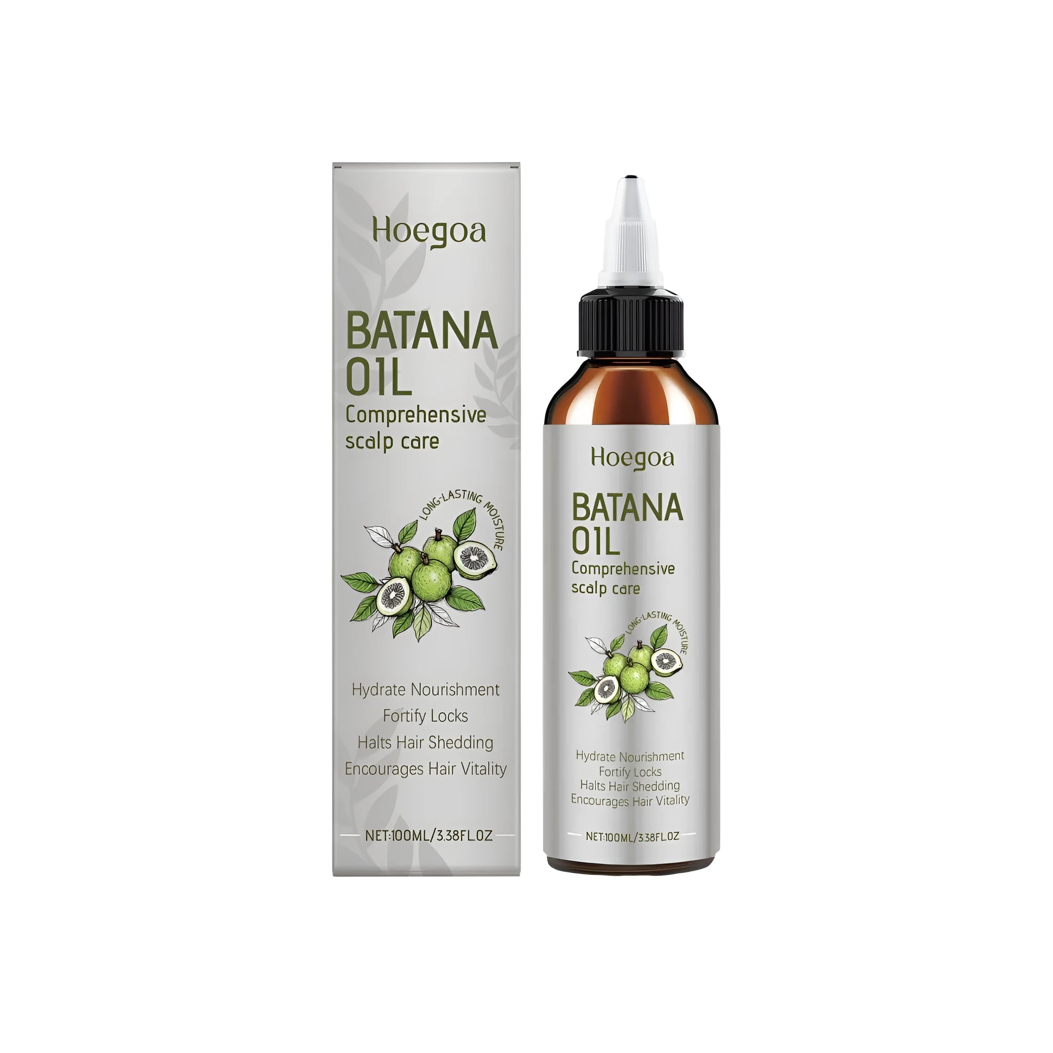 100ml bottle of Platthana hair care oil treatment with botanical ingredients.