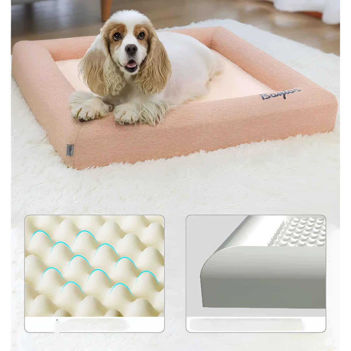 Cloth cat litter mat pet bed in grey, pink, warm yellow, fruit green, sizes S M L