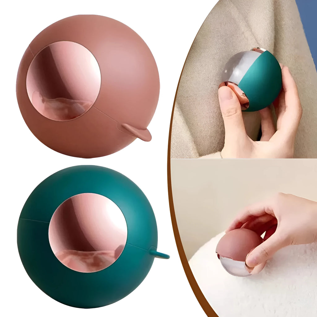 Reusable green gold gel lint roller for washing pet hair off clothes