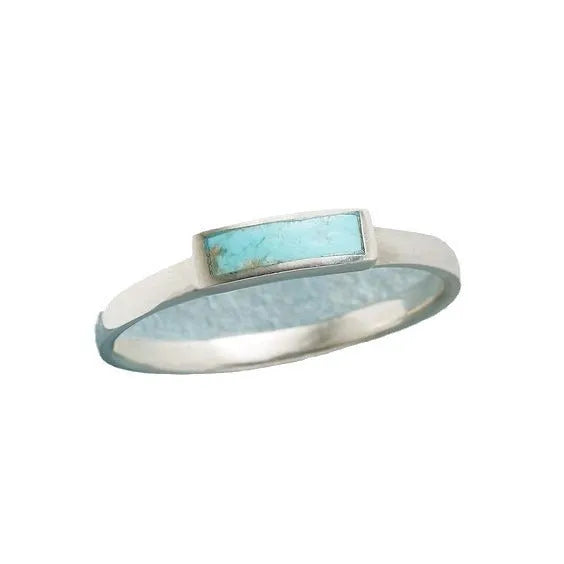 Silver geometric line ring for women, unisex alloy ring with electroplated finish, sizes 5 to 11