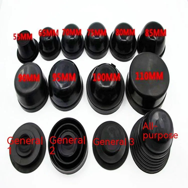 Black silicone 90mm headlight dust cover for General Motors vehicles