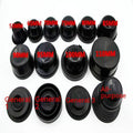 Black silicone 90mm headlight dust cover for General Motors vehicles