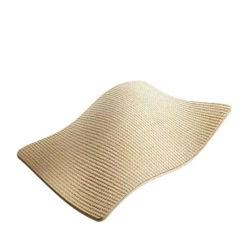 Sisal cat scratch board with 30cm by 45cm natural fibre scratching surface in pastoral style design