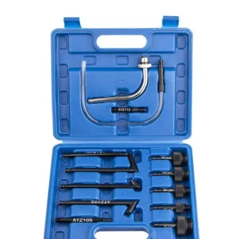 Automatic transmission oil refuelling machine with 13-piece kit and injector tool for vehicle maintenance