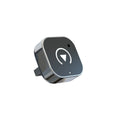 Black CarPlay wireless adapter box with USB connection for converting wired CarPlay systems